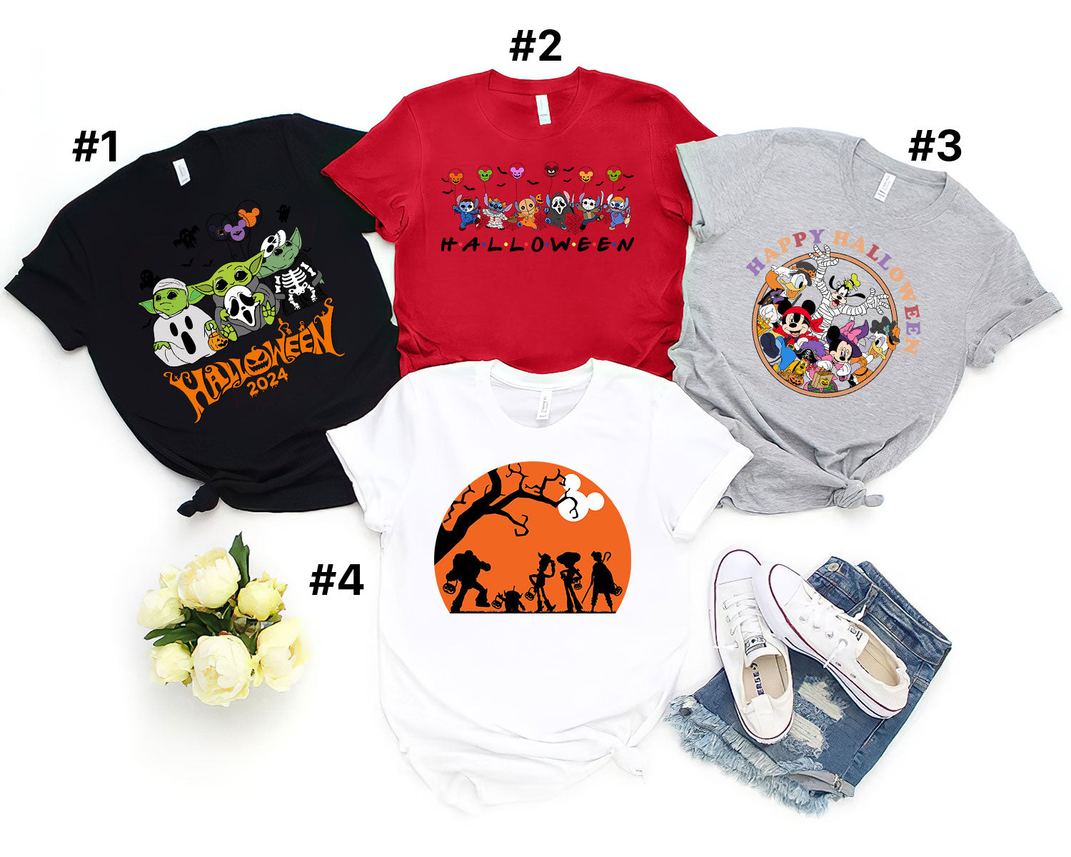 Disney Halloween Shirt, Disney Shirt, Halloween Matching Shirts, Disney Matching Shirts, Disney Trip Shirts, Disneyland Tee DH1907 01