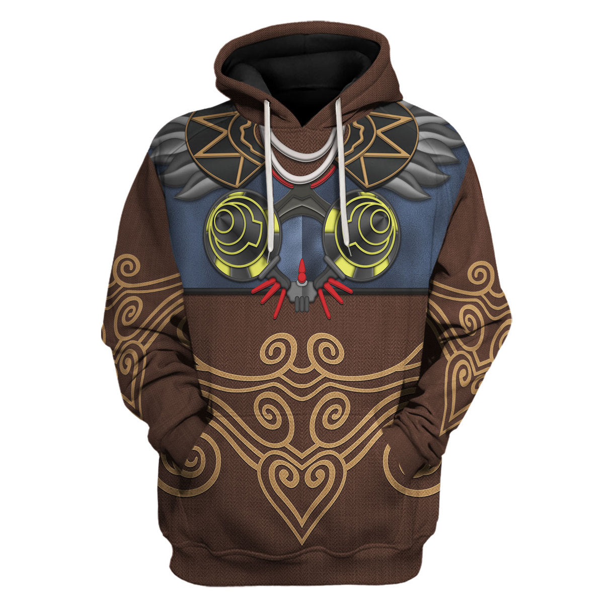 Pig Rita Repulsa Warhammer Costume Hoodie Jogger, Pig Rita Repulsa Marines Cosplay 3D Hoodie Pants, Warhammer 3D Tracksuit, Warhammer Game Outfit TQT4