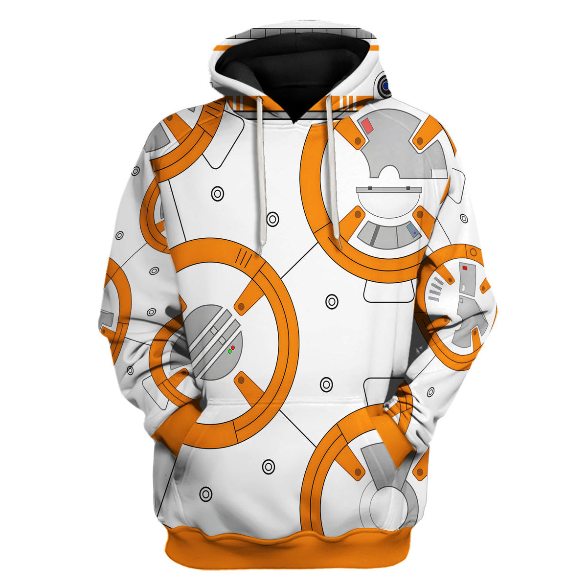 CustomsPig BB 8 Robot Warhammer Costume Hoodie Jogger, CustomsPig BB 8 Robot Marines Cosplay 3D Hoodie Pants, Warhammer 3D Tracksuit, Warhammer Game Outfit TQT4