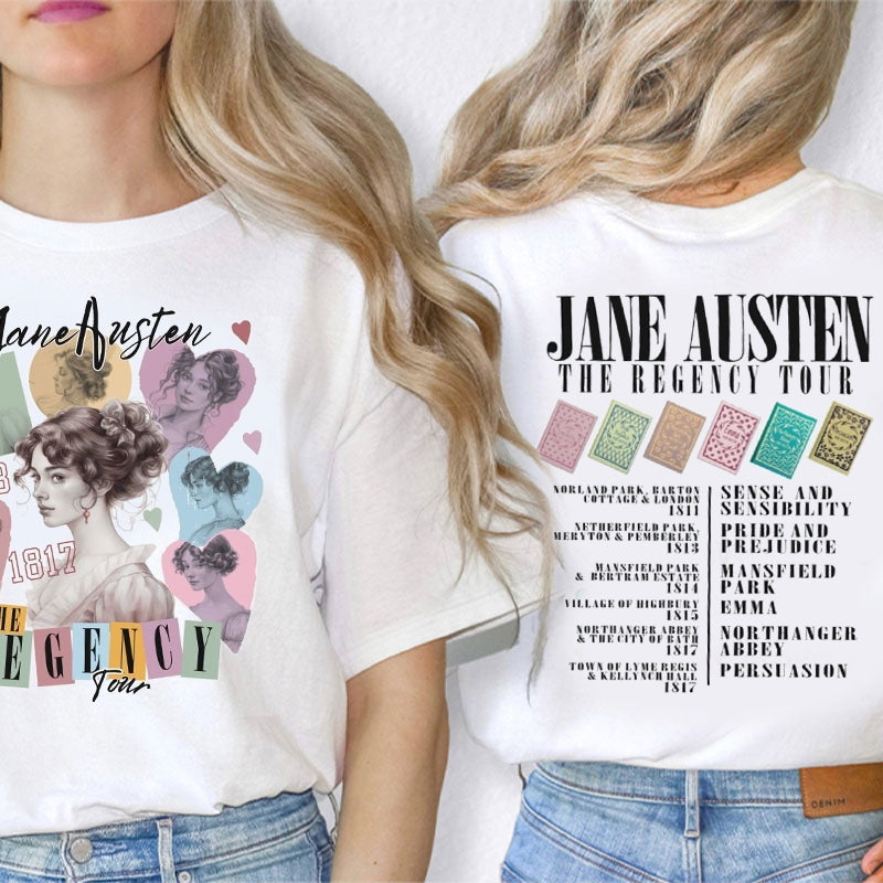 Jane The Regency Tour Teacher Two Sided T-Shirt 2MAT88