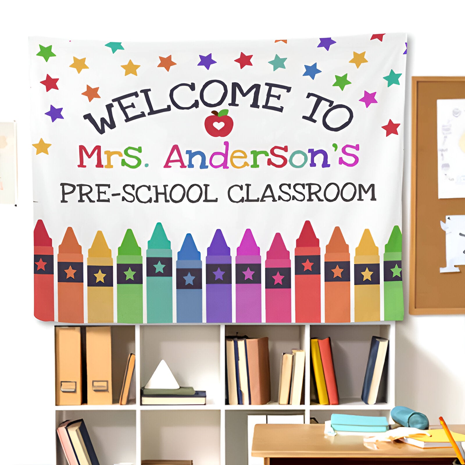 Personalized Welcome To My Class Teacher Classroom Tapestry Tapes