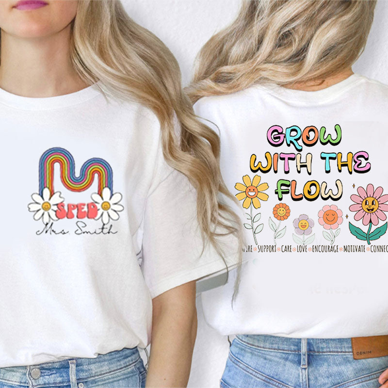 Personalized Science Club In My Science Era Teacher Two Sided T-Shirt 2MAT68