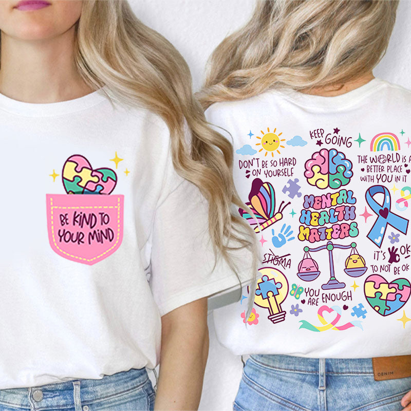 Personalized Dear Staff Member Reading This Teacher Two Sided T-Shirt 2MAT68