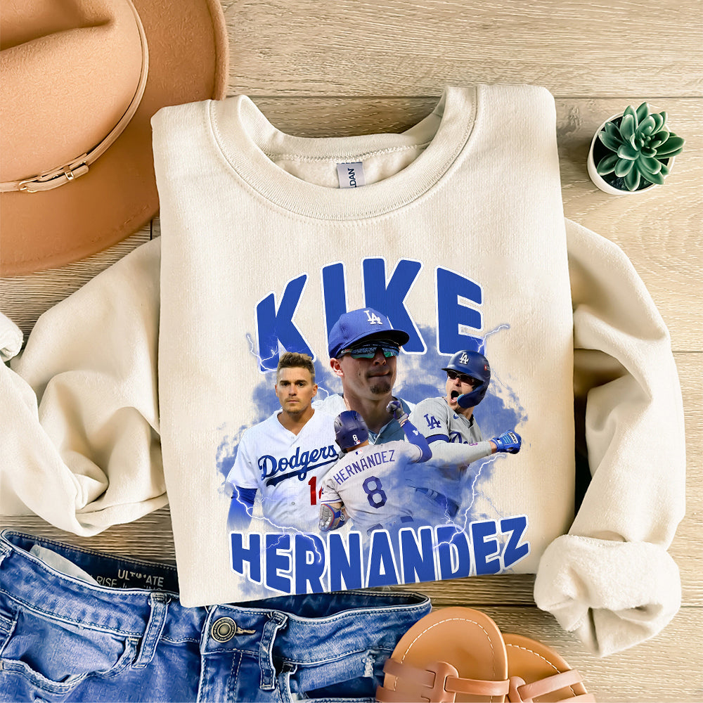 KiKe Hernandez T Shirt Design PNG Instant Download - KiKe Hernandez Fan Tshirt Design - KiKe Hernandez Sticker - KiKe Hernandez Poster T11