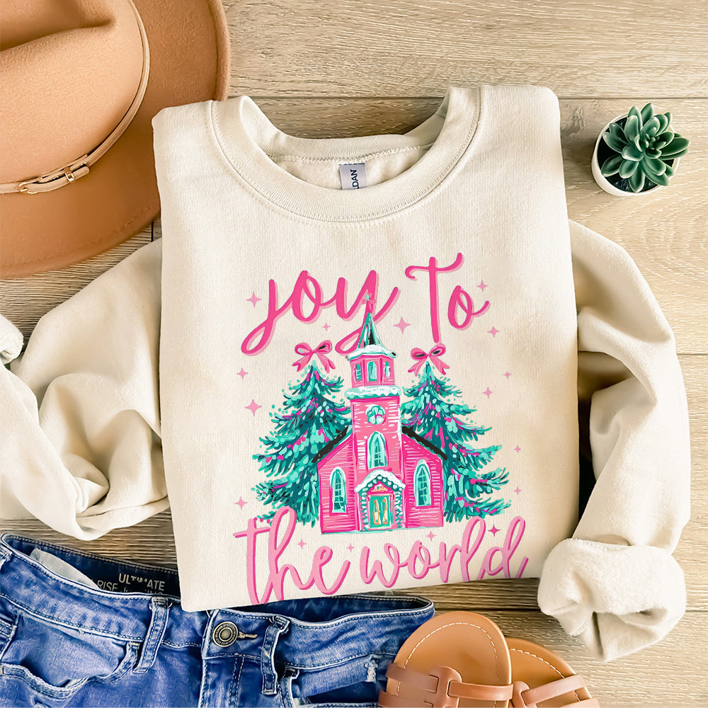 Joy to the World png Jesus Christmas PNG, Coquette Christmas Tree Png, Hand Drawn, Christian Christmas Png, Watercolor Christmas S230 SNA