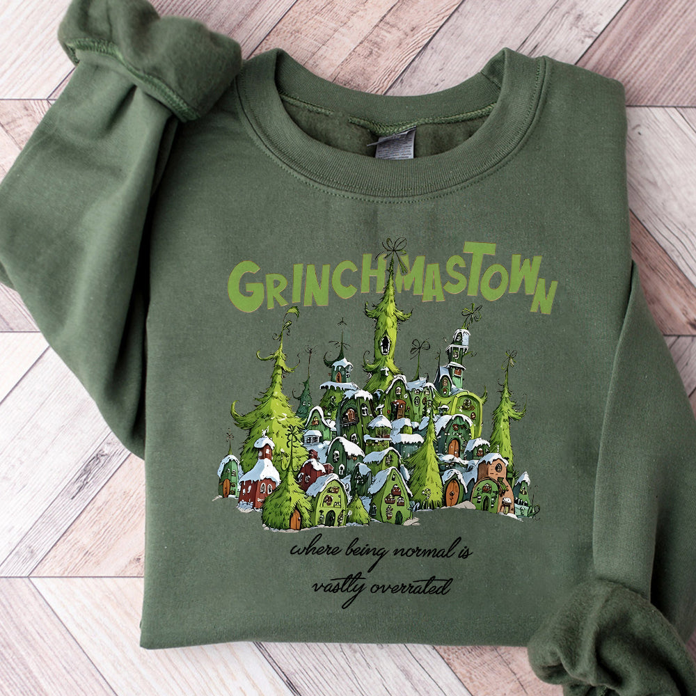 Small Town Grinchmas, Merry Grichmas Png, Retro Christmas png, Christmas Png, Grinc Png,Retro Christmas Characters png, Trendy Christmas Png S135 SNA