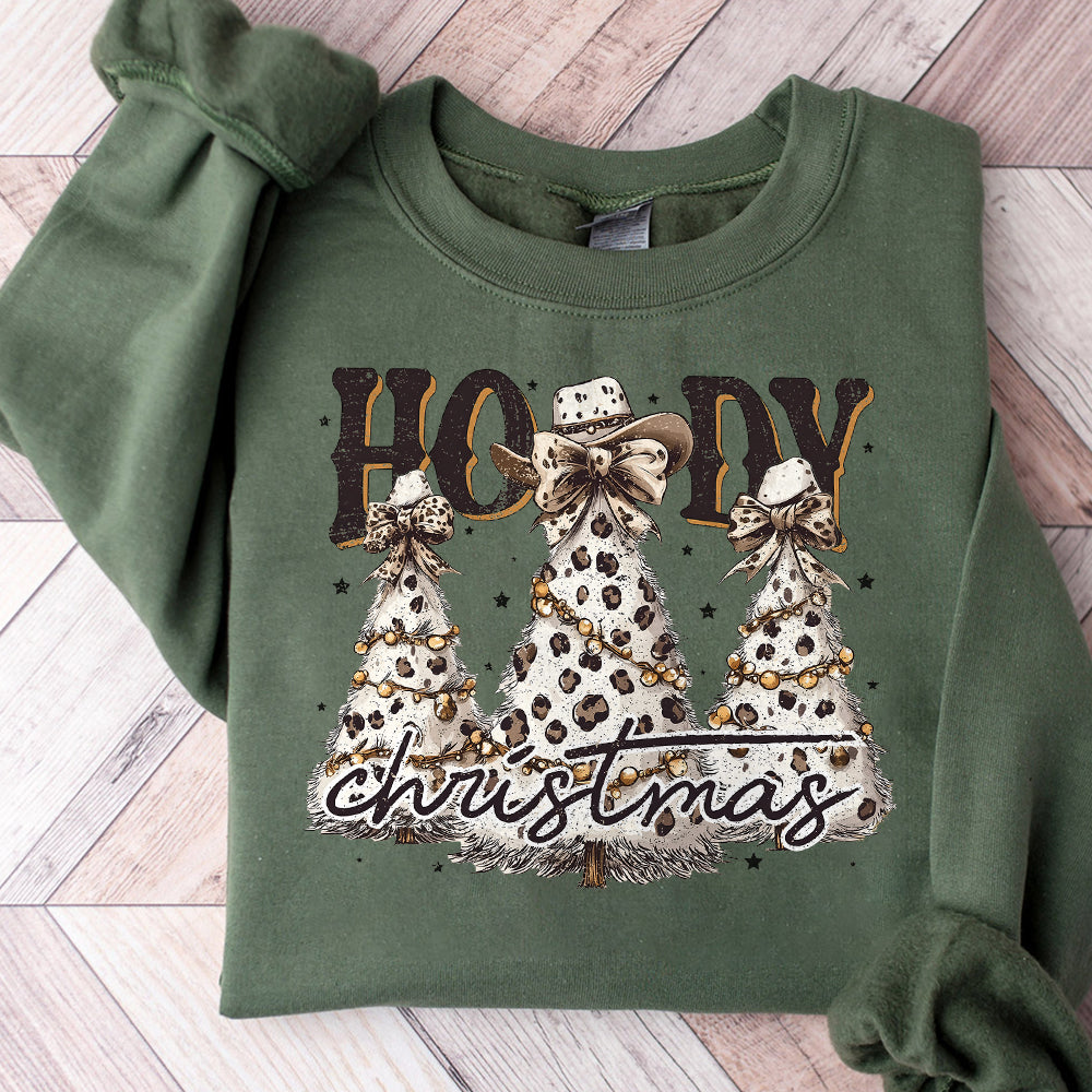 Howdy Christmas Png, Western Christmas Png, Retro Christmas Tree Png, Cowboy Christmas Png, Christmas Cowgirl, Coquette Christmas Png Design S145