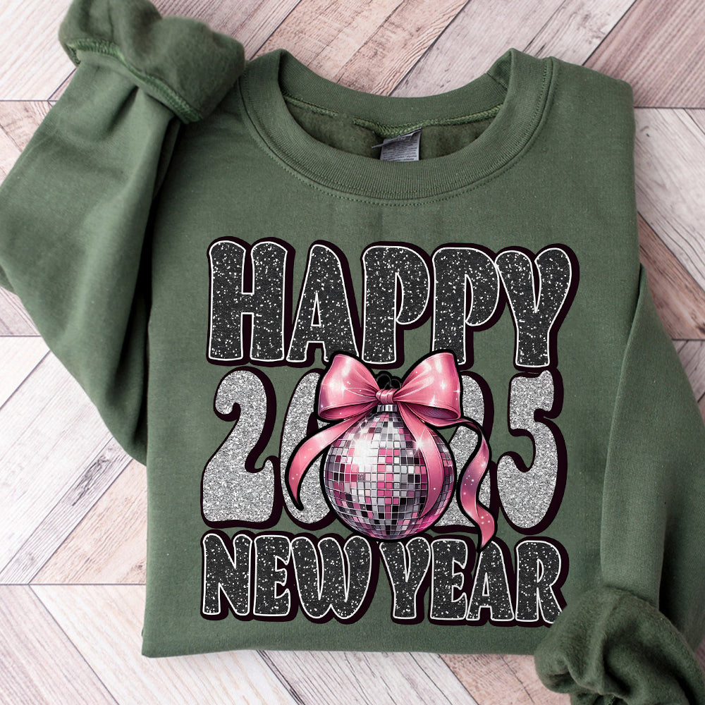 Happy 2025 New Year PNG, New Year 2025 png, 2025 png, 2025 Disco retro Png S236 091124