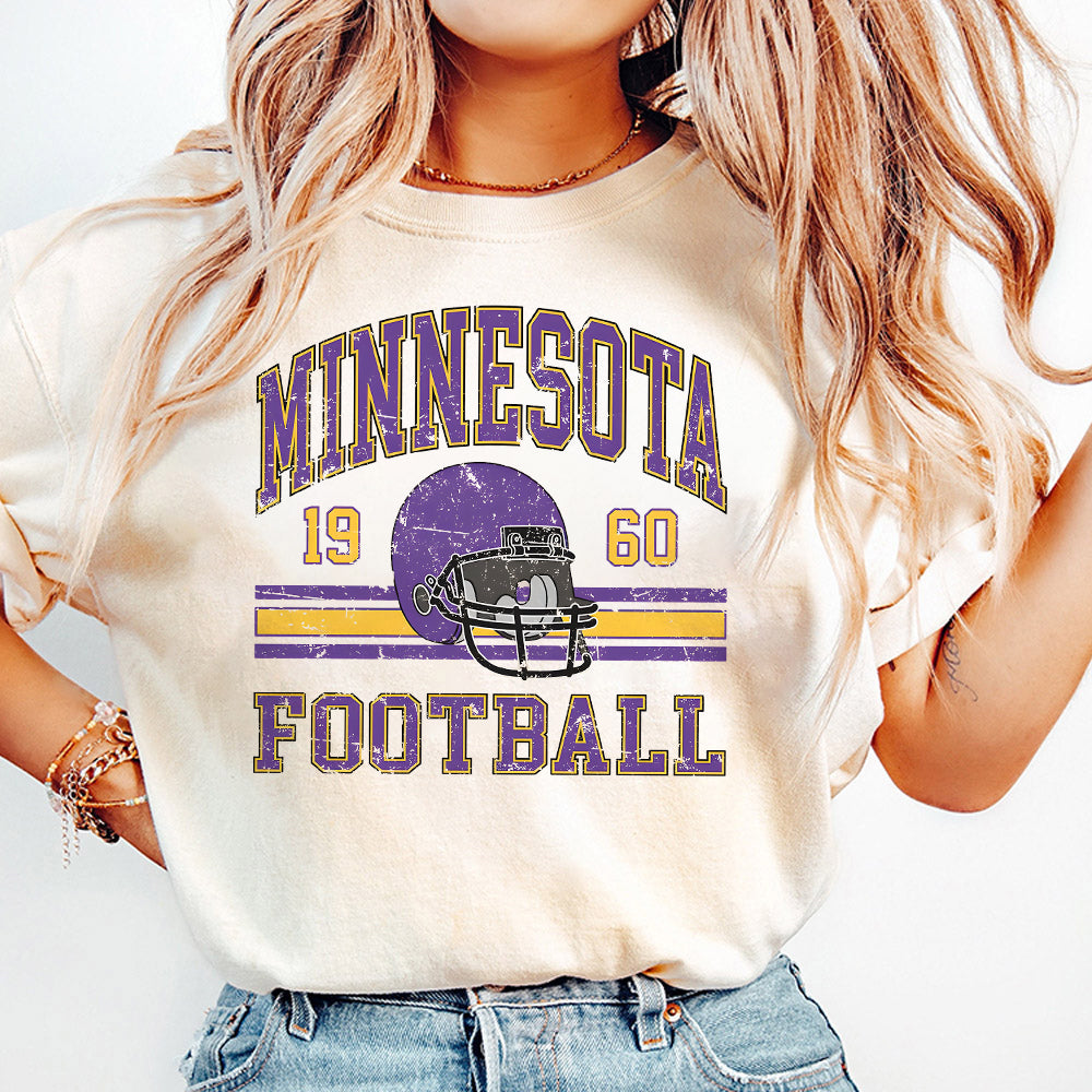 Vintage Minnesota Sweatshirt For Him, Minnesota Football Gift For Women, Retro Minnesota Football Sweater, Minnesota Football Crewneck SP1010 10