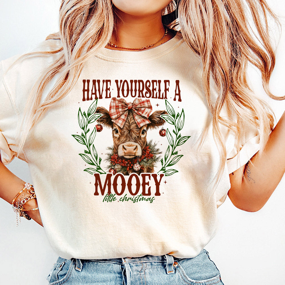 Highland Cow Christmas PNG  Western Christmas Sublimation  Girly Coquette Holiday Design  Trending Christmas PNG S27 NAA