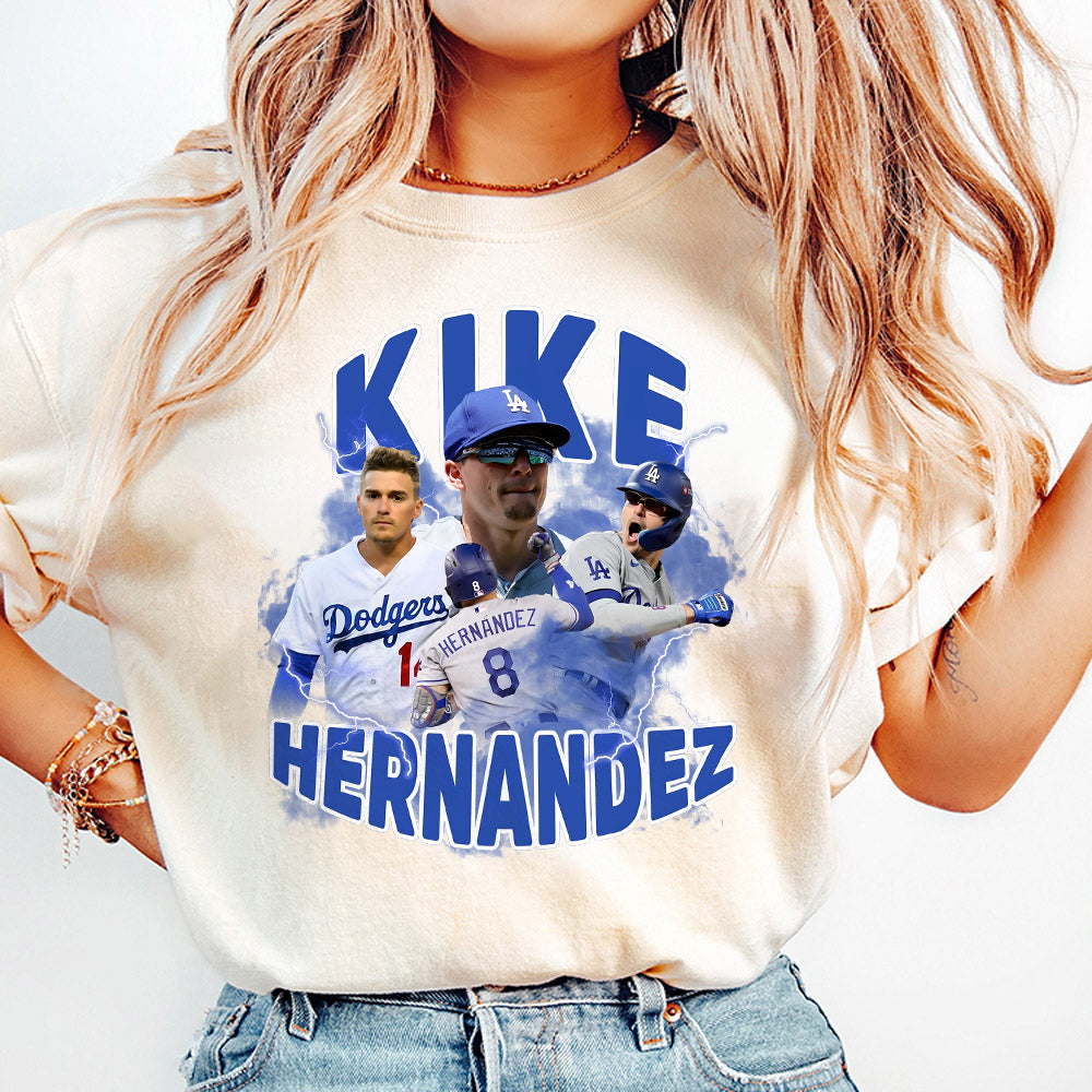 KiKe Hernandez T Shirt Design PNG Instant Download - KiKe Hernandez Fan Tshirt Design - KiKe Hernandez Sticker - KiKe Hernandez Poster T11