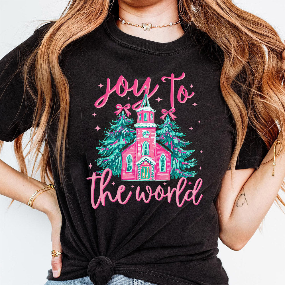 Joy to the World png Jesus Christmas PNG, Coquette Christmas Tree Png, Hand Drawn, Christian Christmas Png, Watercolor Christmas S230 SNA