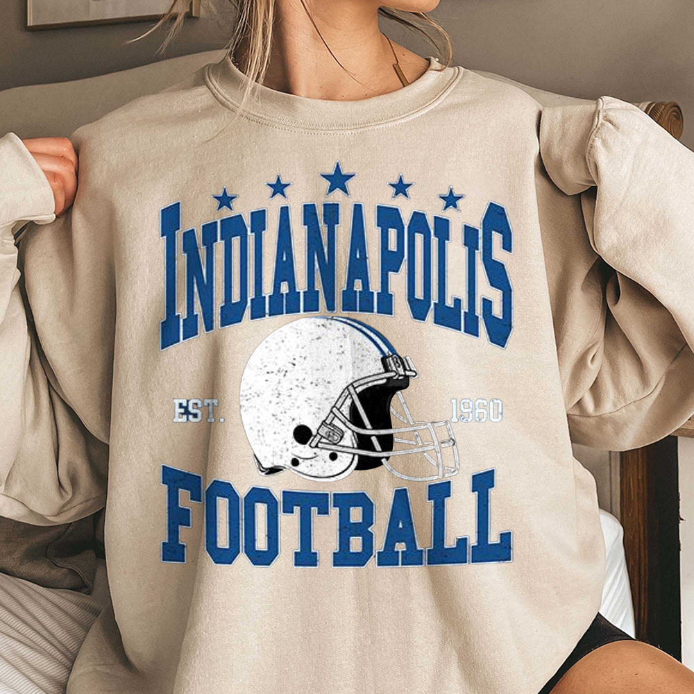 Indianapolis Football Sweatshirt,Indianapolis Shirt,Sunday Football Shirt,Trendy Indianapolis Football Fan Shirt,Indianapolis Game Day Shirt DDD