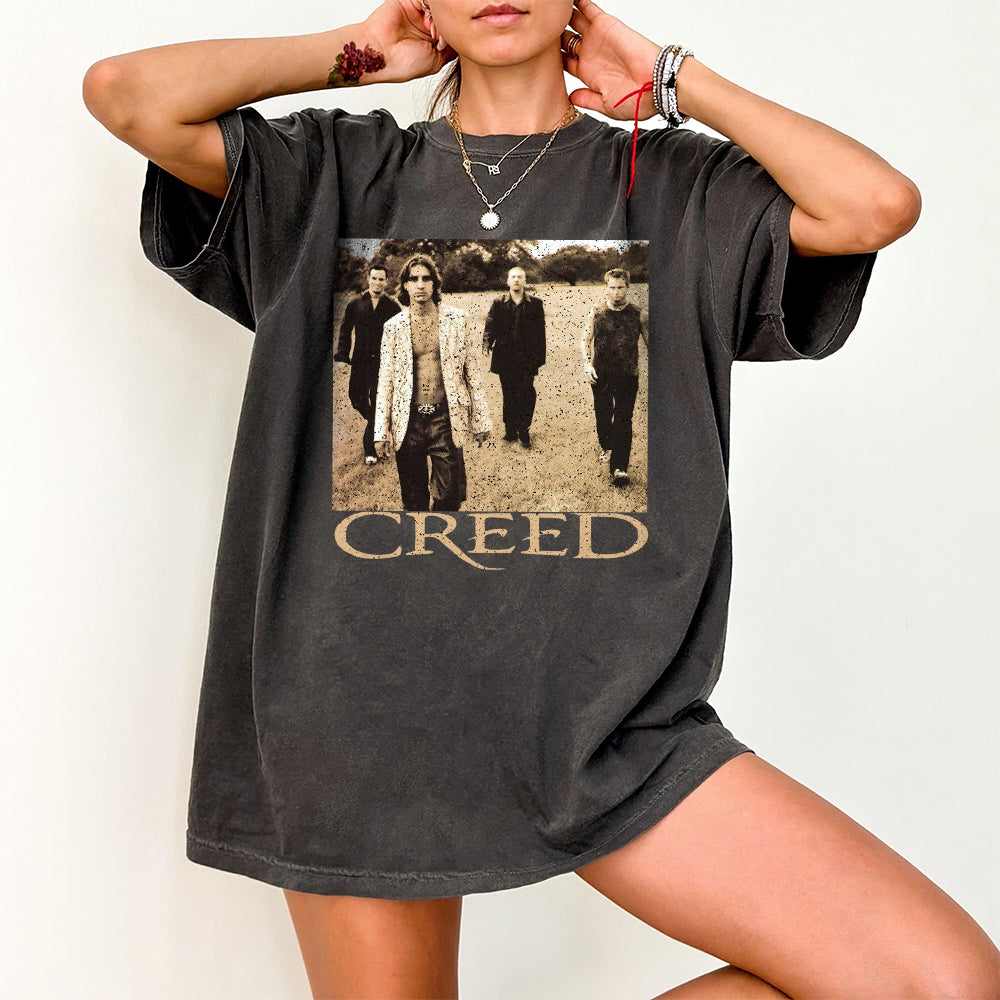 Creed Metal T-Shirt, Retro Creed Band Shirt, Creed Band Fan Shirt, Creed 2024 Tour Shirt, Rock Band Creed Graphic Shirt, Creed Concert Shirt 2 TMN