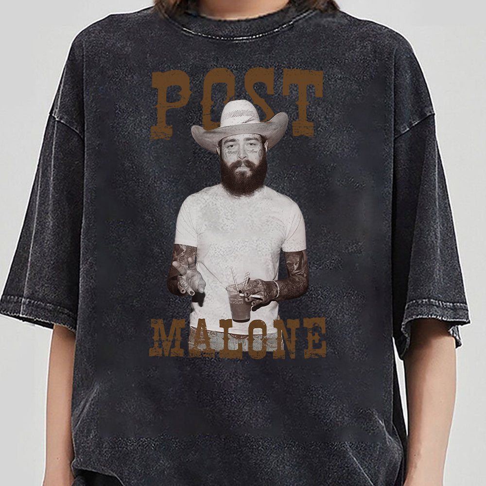 Vintage Post Malone Shirt, Posty Rapper Shirt, Country Music Sweatshirt, Morgan Wallen Hoodie, Festival Sweater, Western Style Concert Top NNN