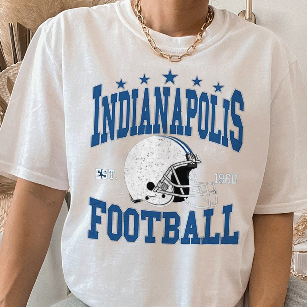 Indianapolis Football Sweatshirt,Indianapolis Shirt,Sunday Football Shirt,Trendy Indianapolis Football Fan Shirt,Indianapolis Game Day Shirt DDD