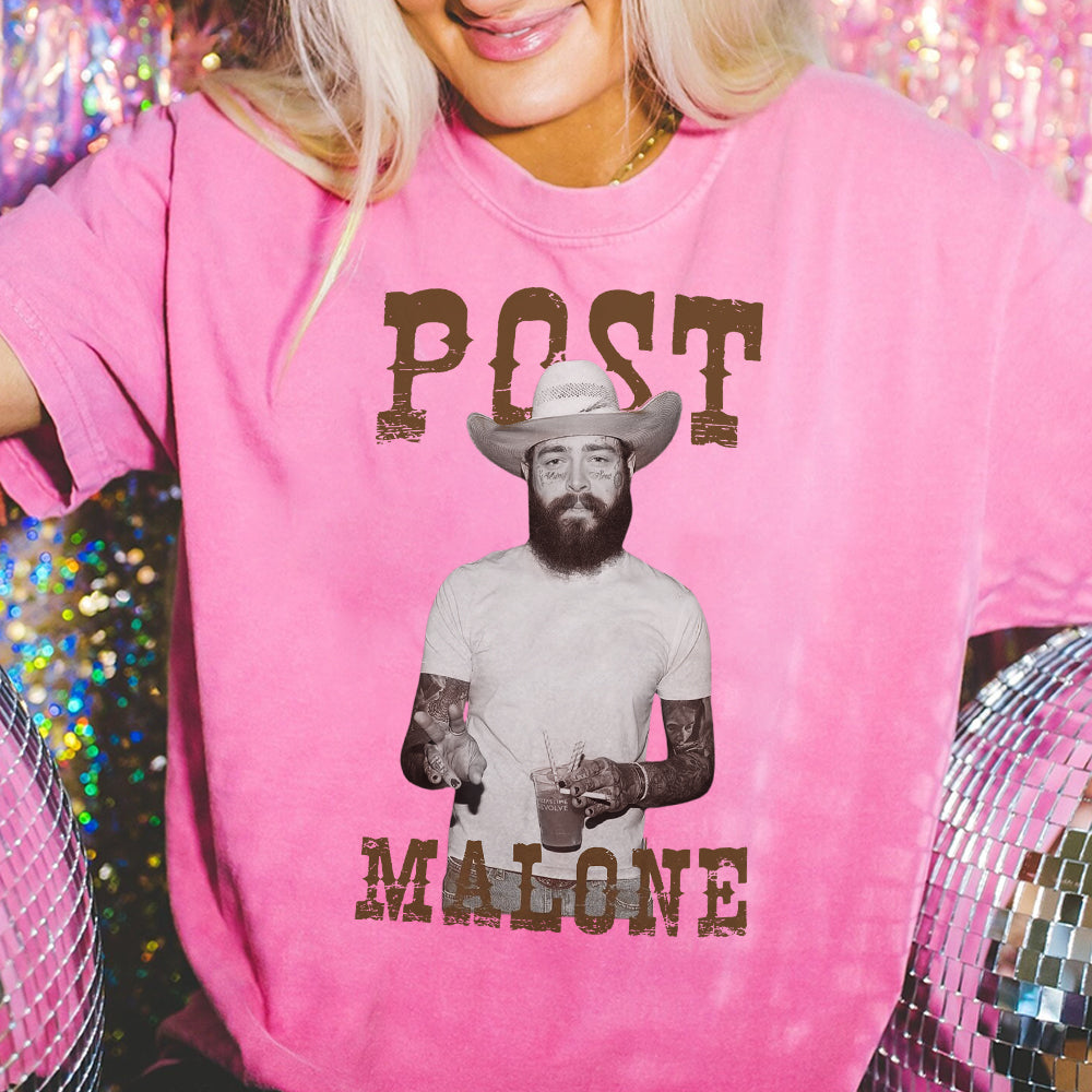 Vintage Post Malone Shirt, Posty Rapper Shirt, Country Music Sweatshirt, Morgan Wallen Hoodie, Festival Sweater, Western Style Concert Top NNN