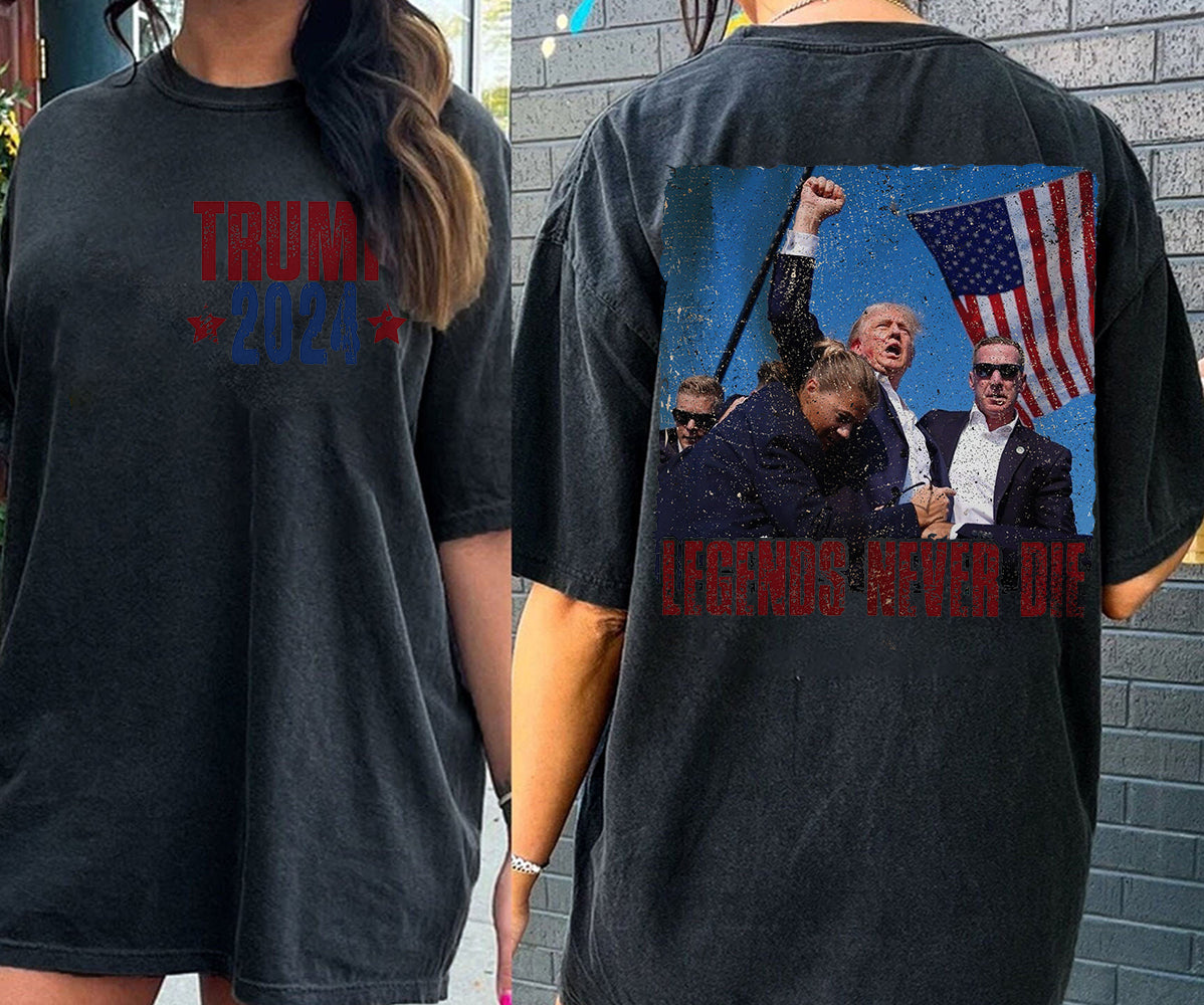 2 Sides Trump 2024 Shirt, Retro Trump Shot Shirt, Trump Pennsylvania Rally, Republican Gifts, President Trump, MAGA Shirt, Political Shirt, Election Shirt