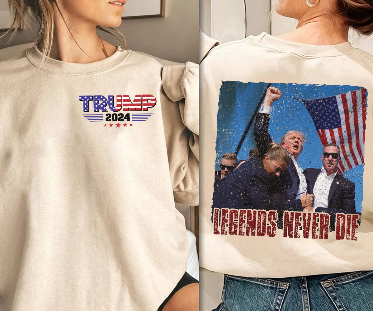 2 Sides Trump 2024 Shirt, Retro Trump Shot Shirt, Trump Pennsylvania Rally V2, Republican Gifts, President Trump, MAGA Shirt, Political Shirt, Election Shirt