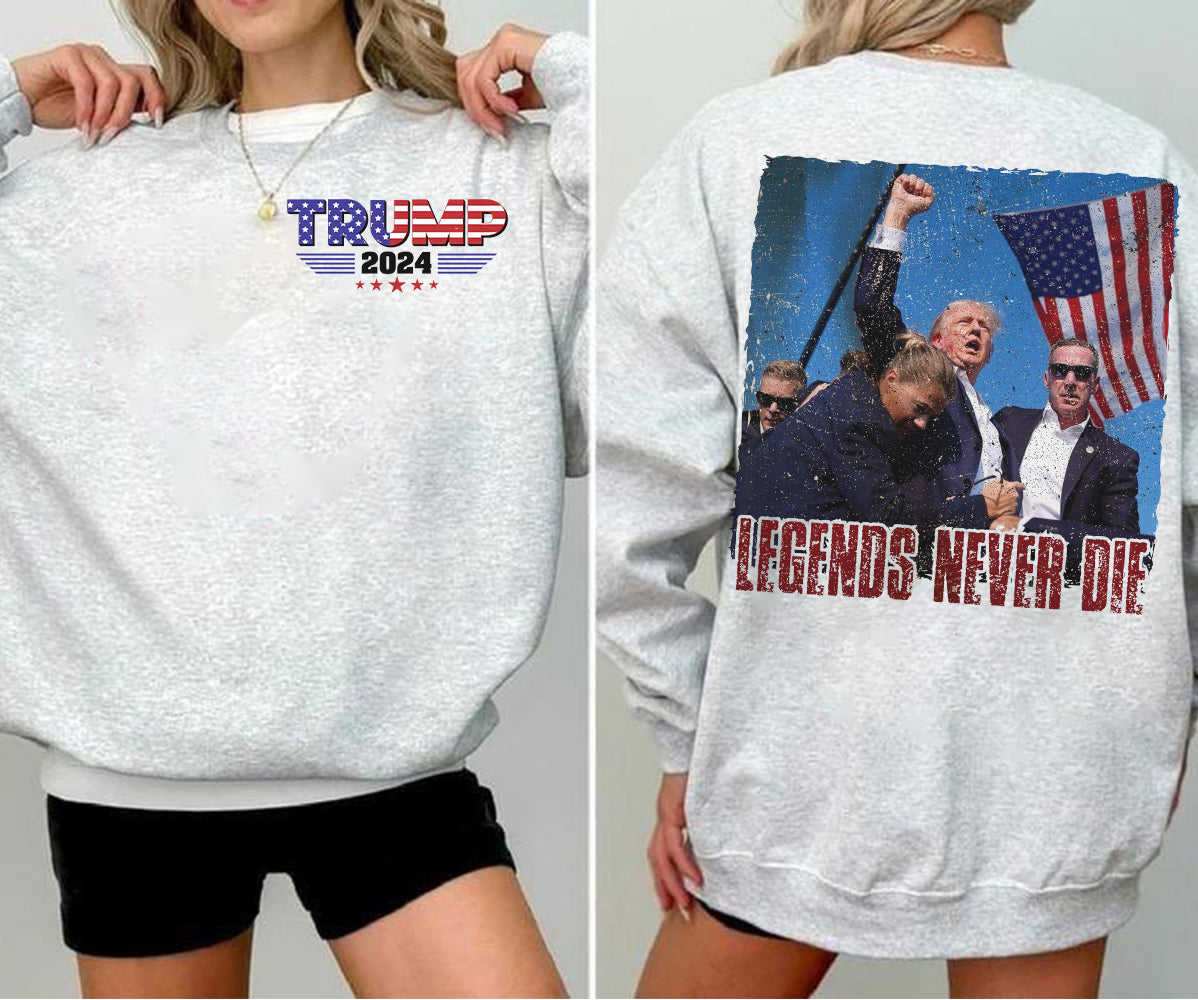 2 Sides Trump 2024 Shirt, Retro Trump Shot Shirt, Trump Pennsylvania Rally V2, Republican Gifts, President Trump, MAGA Shirt, Political Shirt, Election Shirt