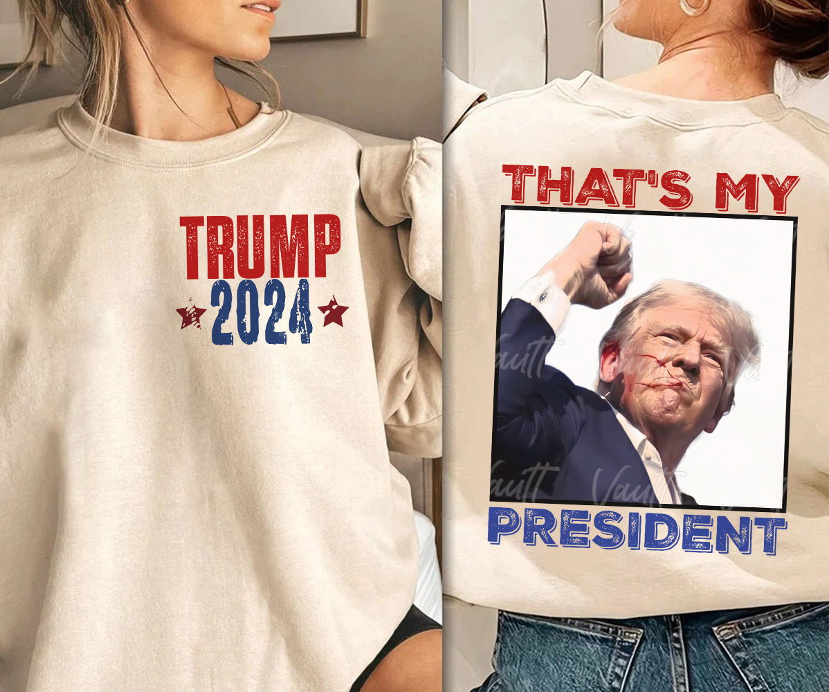 2 Sides Trump 2024 Shirt, Trump Shot Shirt, Trump Pennsylvania Rally, Republican Gifts, President Trump,TD15J10 MAGA Shirt, Political Shirt