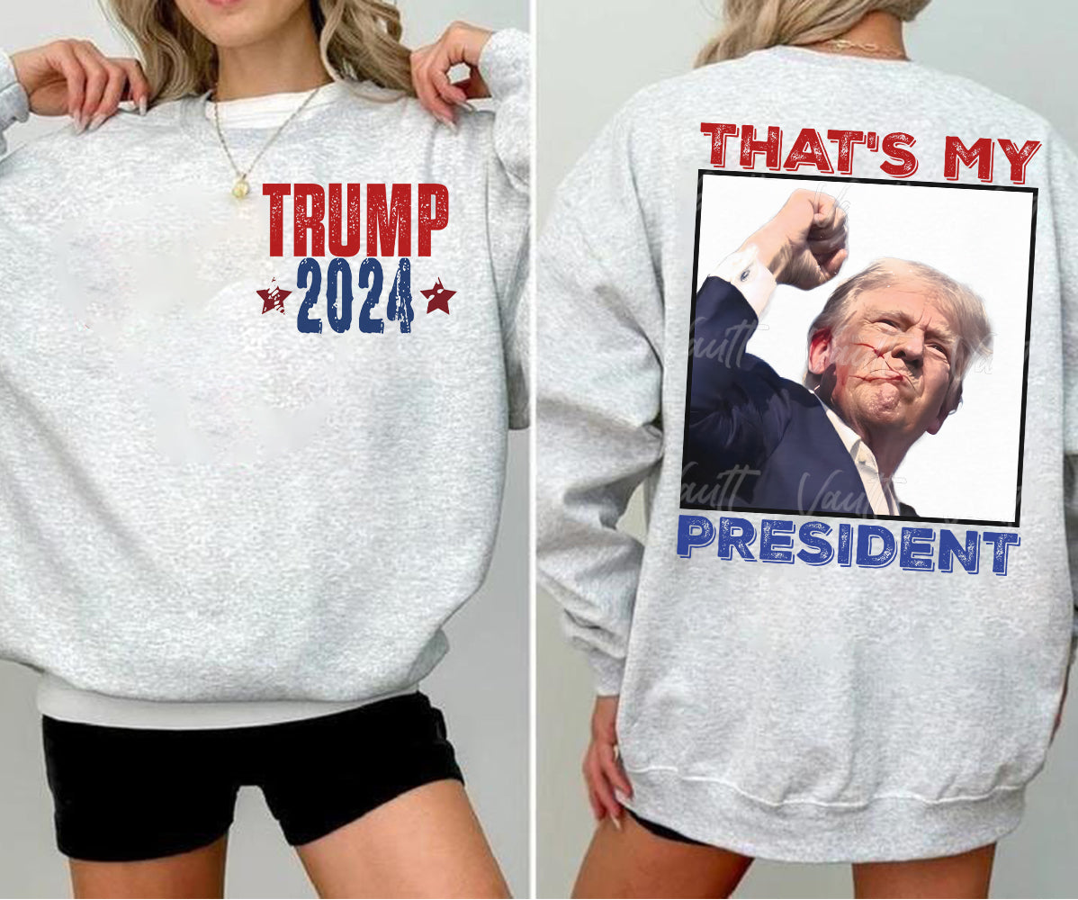 2 Sides Trump 2024 Shirt, Trump Shot Shirt, Trump Pennsylvania Rally, Republican Gifts, President Trump,TD15J10 MAGA Shirt, Political Shirt