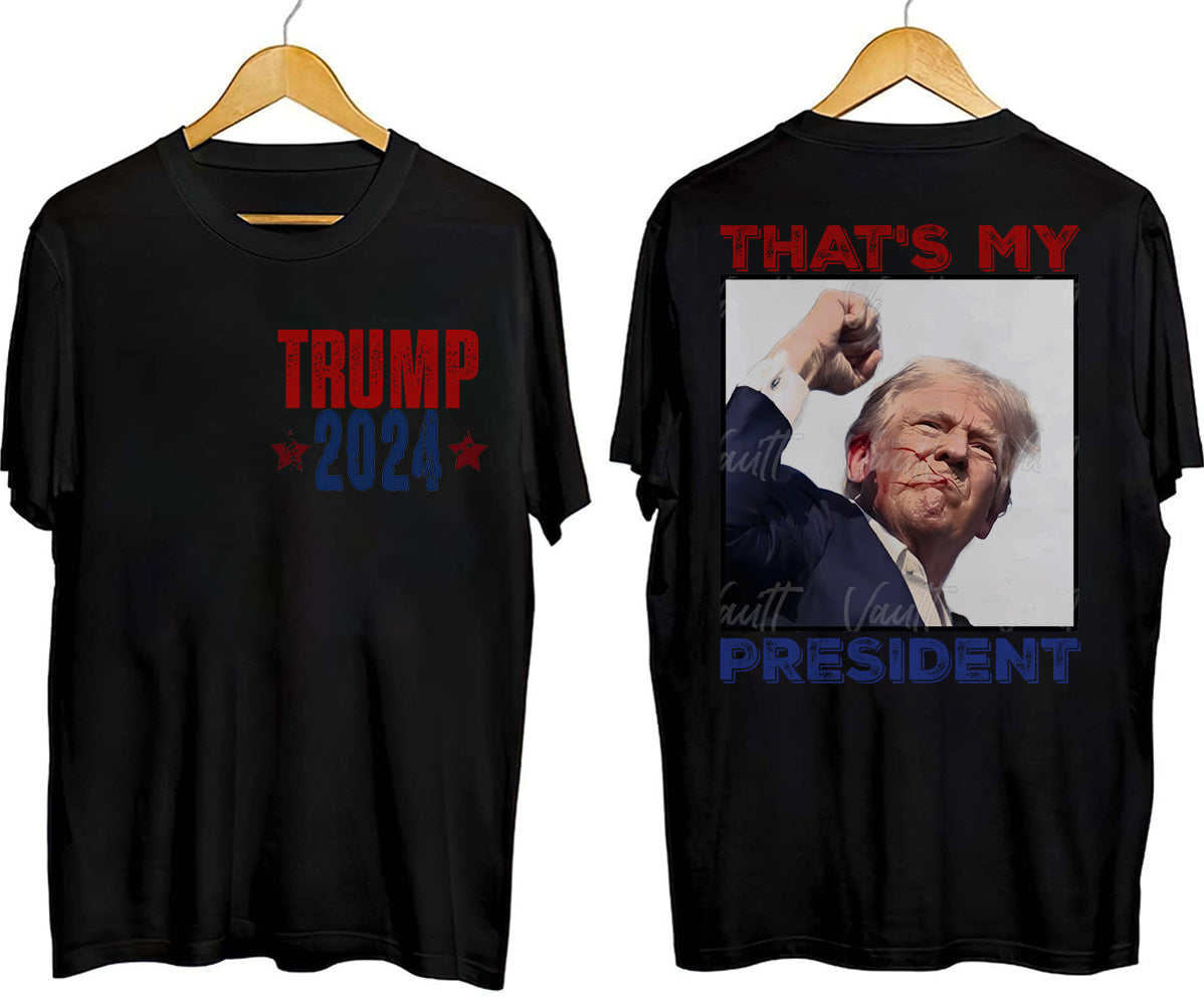 2 Sides Trump 2024 Shirt, Trump Shot Shirt, Trump Pennsylvania Rally, Republican Gifts, President Trump,TD15J10 MAGA Shirt, Political Shirt