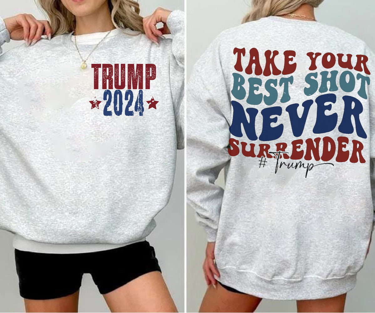 2 Sides Trump 2024 Shirt, Trump Shot Shirt, Trump Pennsylvania Rally, Republican Gifts, President Trump,TD15J4 MAGA Shirt, Political Shirt