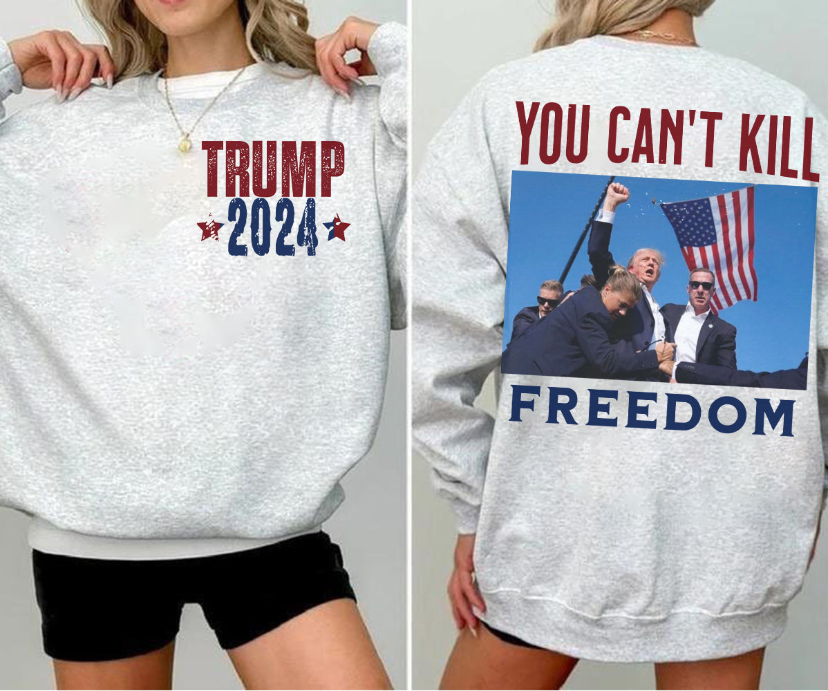 2 Sides Trump 2024 Shirt, Trump Shot Shirt, Trump Pennsylvania Rally, Republican Gifts, President Trump,TD15J5 MAGA Shirt, Political Shirt