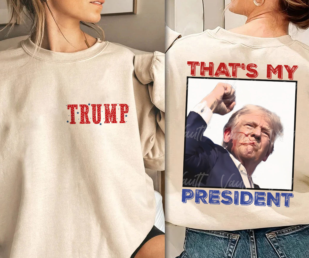 2 Sides Trump 2024 Shirt, Trump Shot Shirt, Trump Pennsylvania Rally, Republican Gifts, President Trump,TD15J9 MAGA Shirt, Political Shirt