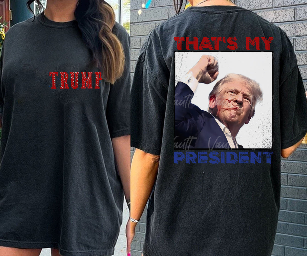 2 Sides Trump 2024 Shirt, Trump Shot Shirt, Trump Pennsylvania Rally, Republican Gifts, President Trump,TD15J9 MAGA Shirt, Political Shirt