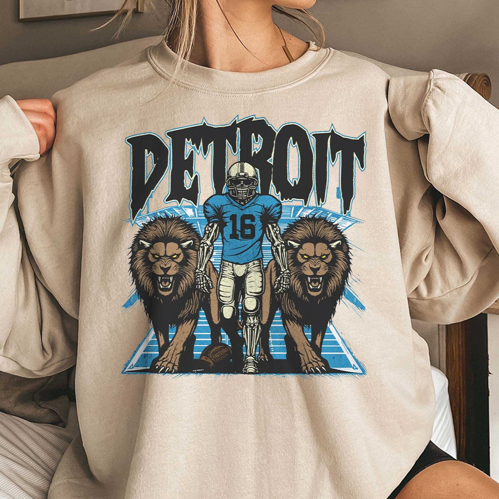 Detroit Football Shirt, Detroit Graphic Tee, Detroit Lion Defend That Den Shirt BBB