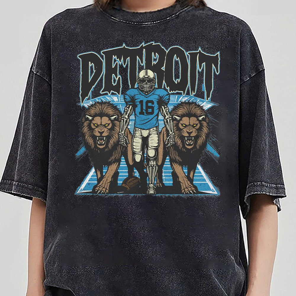 Detroit Football Shirt, Detroit Graphic Tee, Detroit Lion Defend That Den Shirt BBB
