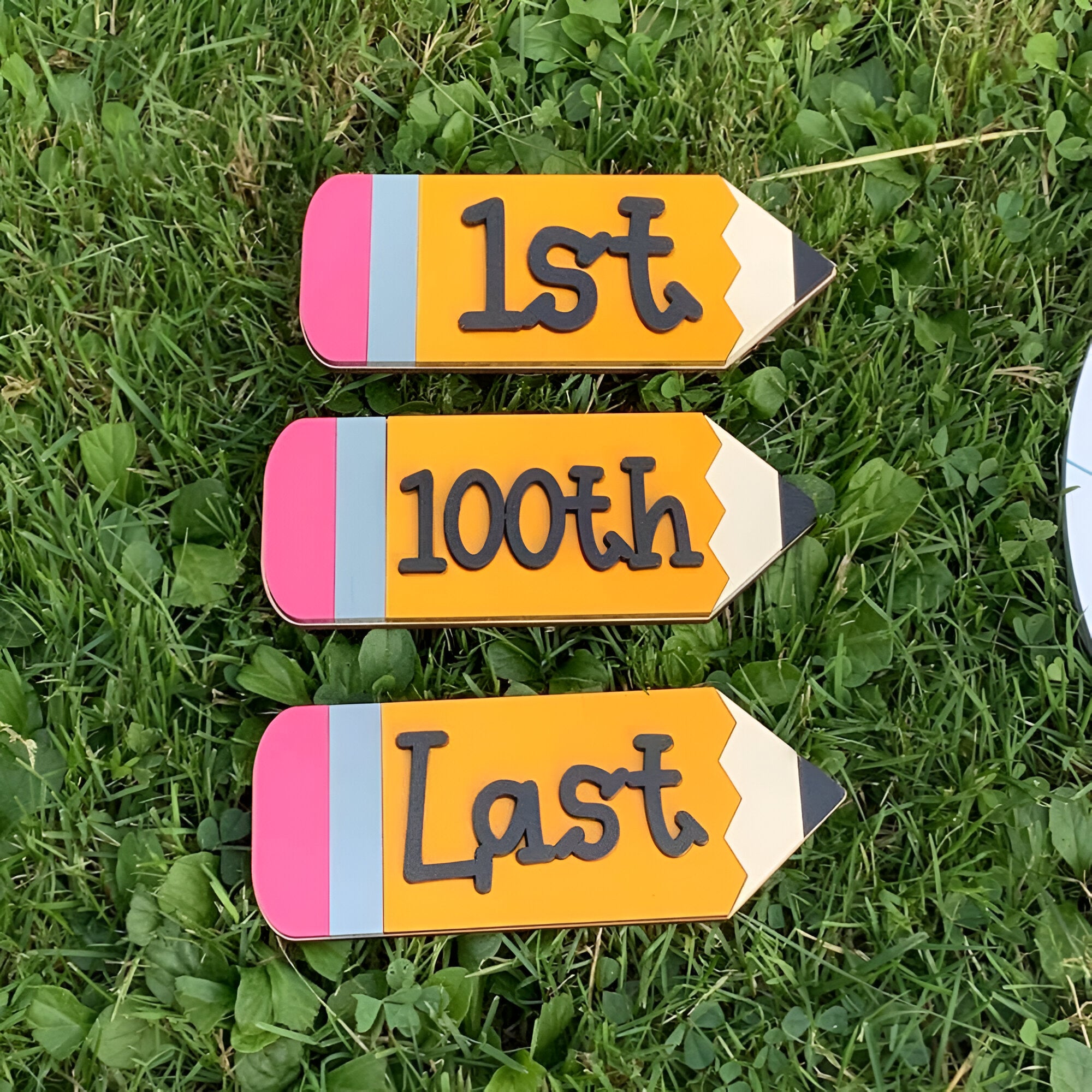 Custom Handwriting Blank Chalkboard Last Day of School Sign With Kid's Name Back To School Sign Keepsake Gift Scsign