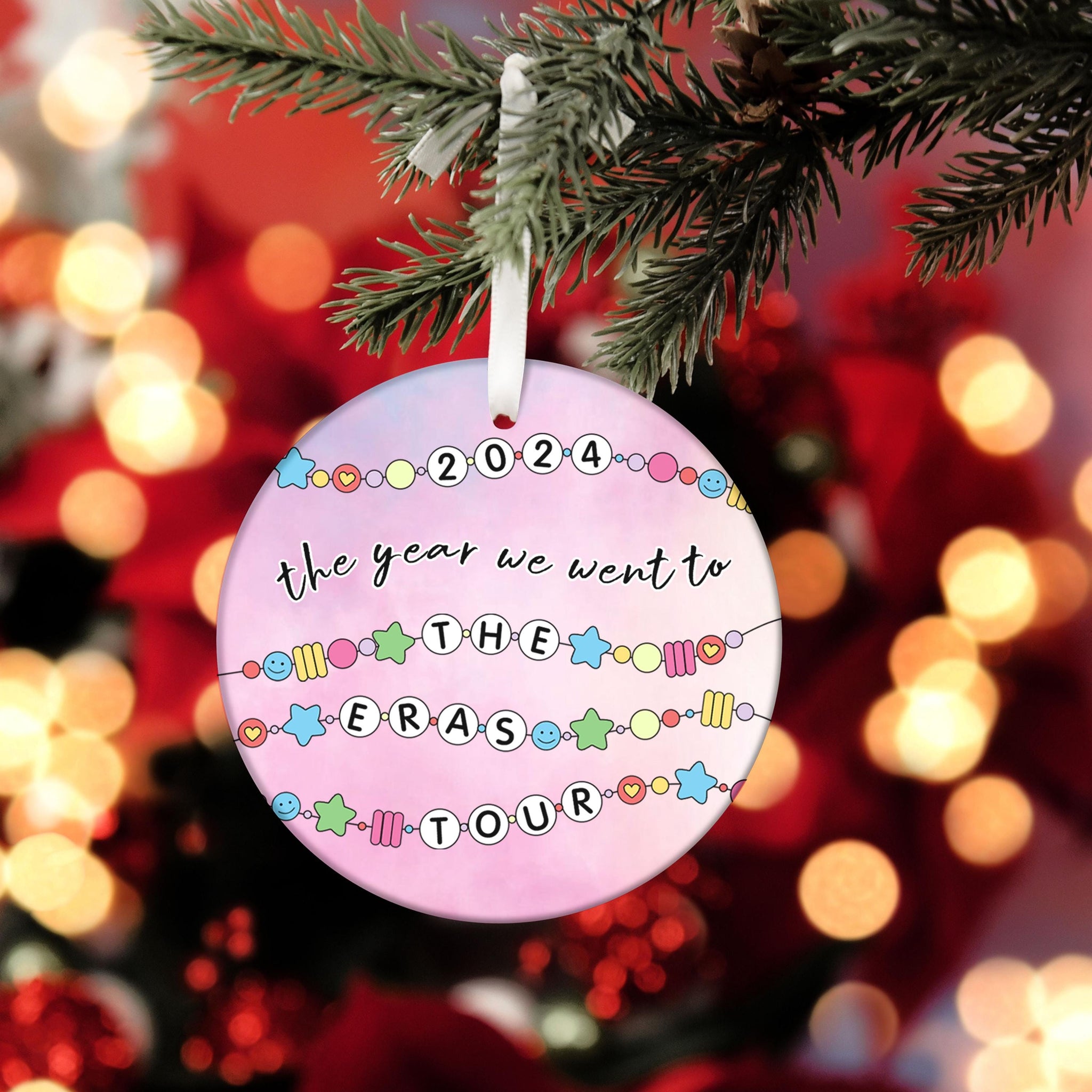 2024 The Eras Tour Ornament, Swiftie Ornament, Swiftie Christmas Ornament, Christmas Tour Ornament, Merry Swiftmas Ornament oroc31