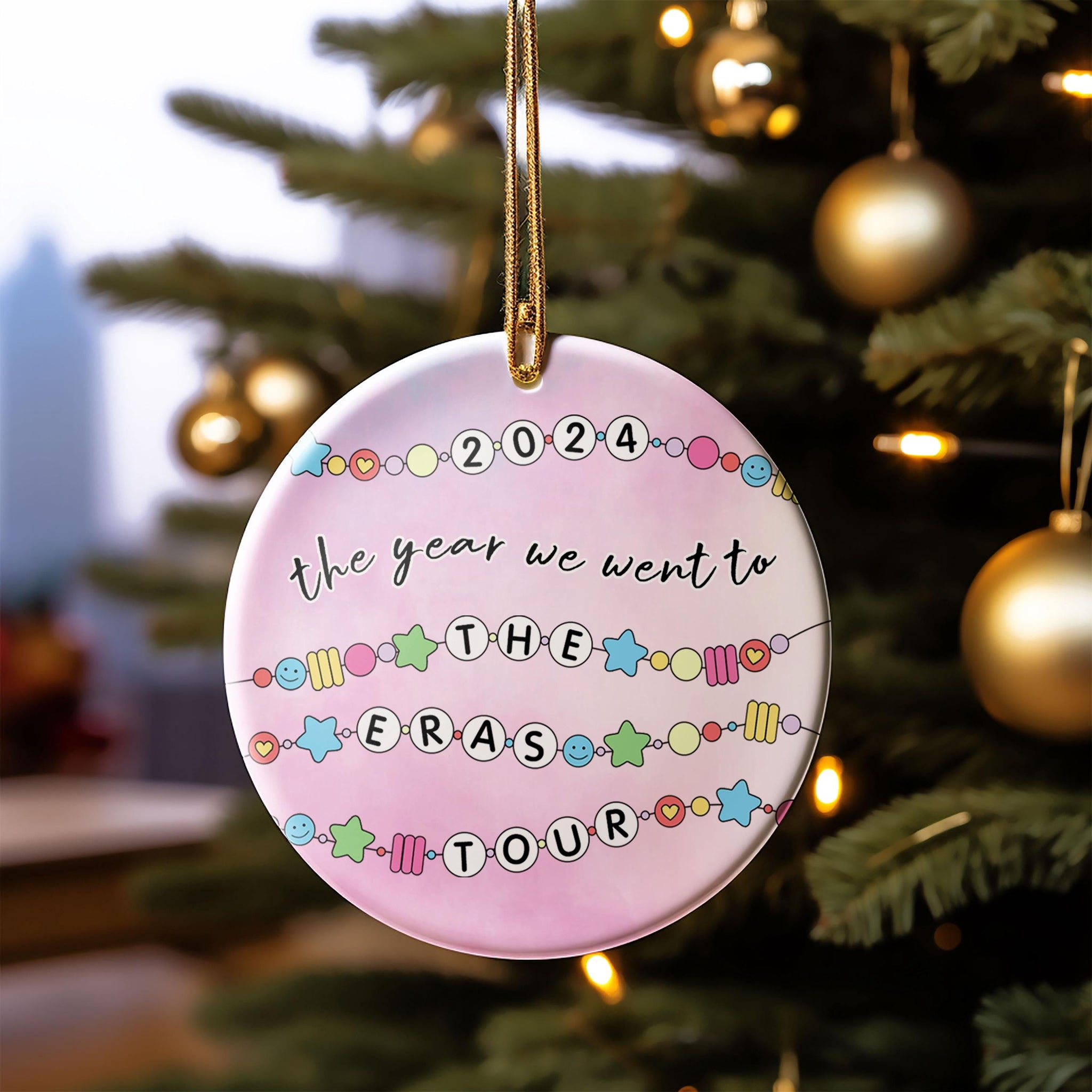 2024 The Eras Tour Ornament, Swiftie Ornament, Swiftie Christmas Ornament, Christmas Tour Ornament, Merry Swiftmas Ornament oroc31