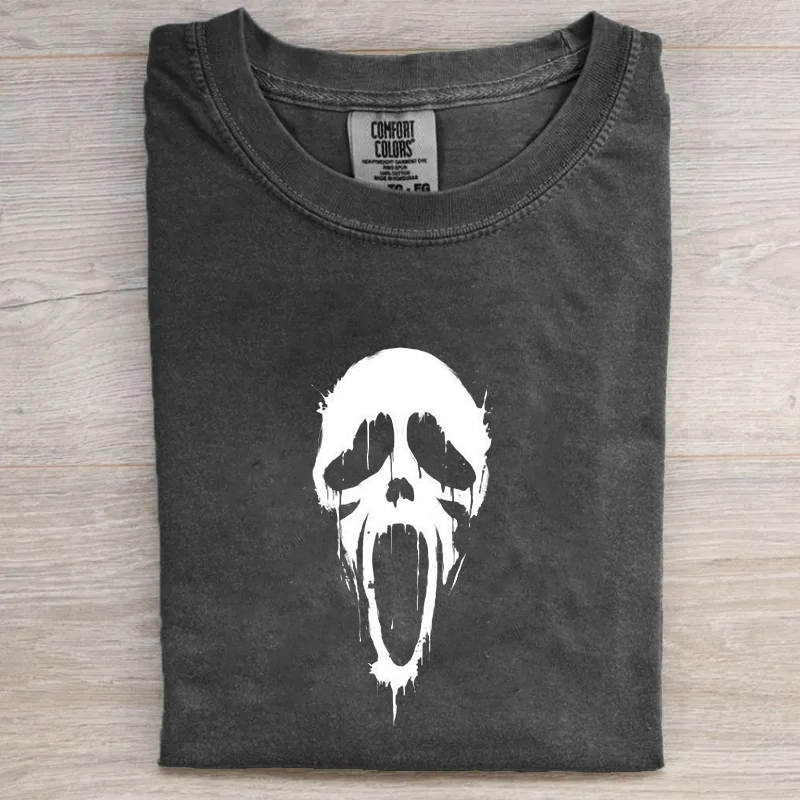 Vintage Comfort Color, Ghostface Scream Halloween Heart Hands Shirt Or Sweatshirt, Halloween Graphic T-shirt, Scream Merch HLWT48