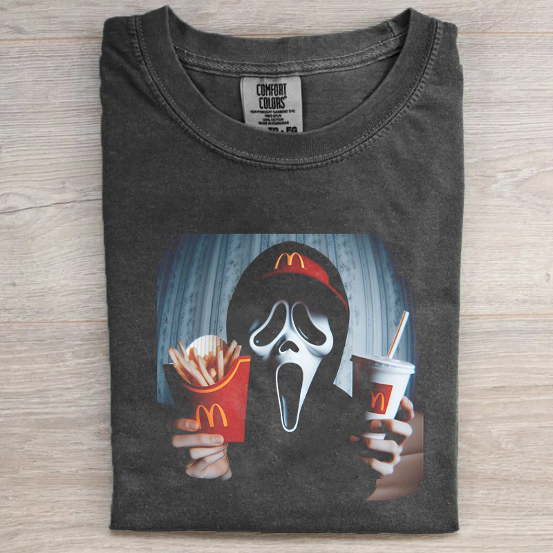 Vintage Comfort Color, Ghostface Scream Halloween Heart Hands Shirt Or Sweatshirt, Halloween Graphic T-shirt, Scream Merch HLWT23