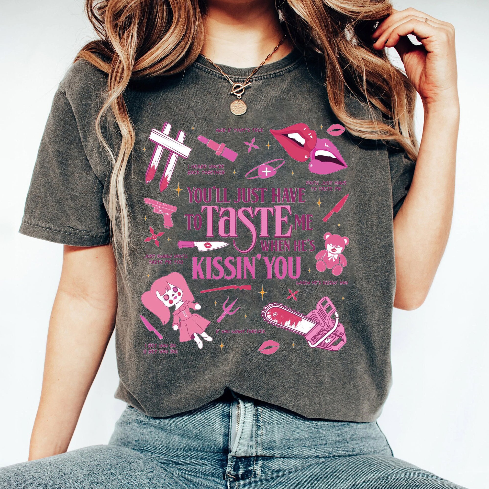 Short N Sweet Doodle Shirt  Download, Song Lyrics Shirt Designs, Taste Sabrina Carpenter Shirt KKK