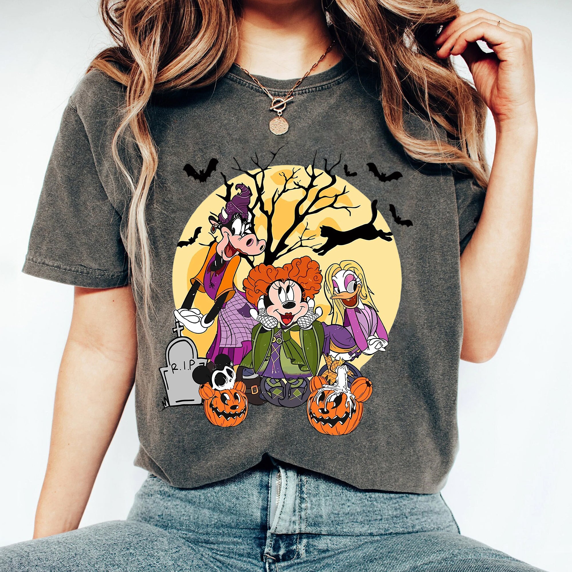 Disney Halloween Hocus Pocus  Shirt, It'S Just A Bunch Of, Minnie Daisy Clarabelle Hocus Pocus Shirt, Disney Sanderson Sisters 2  BBB