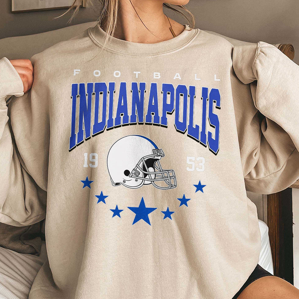 Indianapolis Football Vintage Style s T-Shirt,Indianapolis Football Shirt, Retro Indianapolis Football Fan Gift DDD
