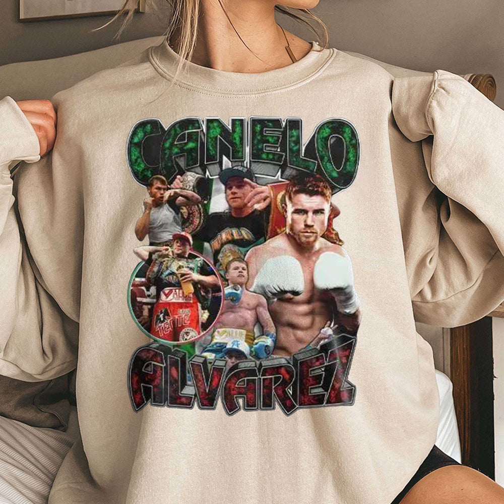 Canelo Alvarez Vintage 90s Graphic Style T-Shirt, Canelo Alvarez Shirt, Vintage Sport Tee, Unisex shirt, Boxing Bootleg Gift AAA