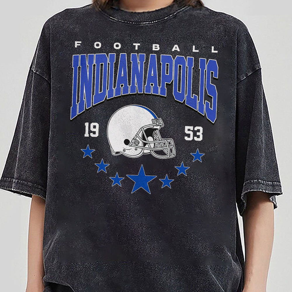 Indianapolis Football Vintage Style s T-Shirt,Indianapolis Football Shirt, Retro Indianapolis Football Fan Gift DDD