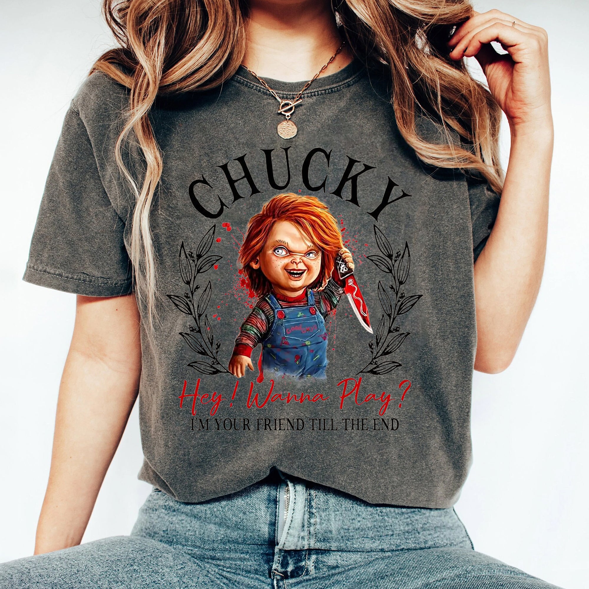 Limited Chucky Vintage T-Shirt, Chucky Graphic T-shirt, Retro 90's Fans Homage T-shirt, Gift For Women and Men III