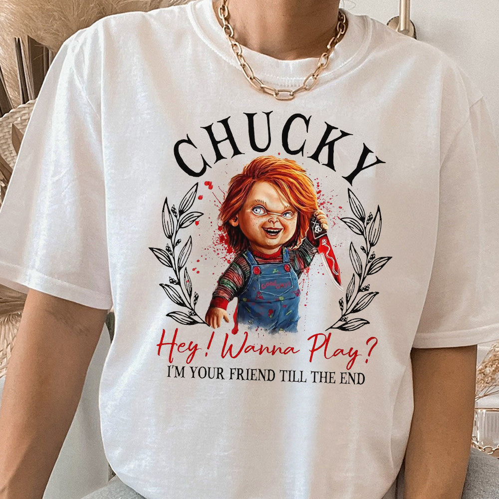 Limited Chucky Vintage T-Shirt, Chucky Graphic T-shirt, Retro 90's Fans Homage T-shirt, Gift For Women and Men III