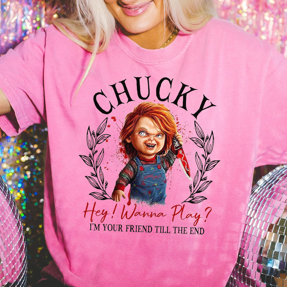 Limited Chucky Vintage T-Shirt, Chucky Graphic T-shirt, Retro 90's Fans Homage T-shirt, Gift For Women and Men III