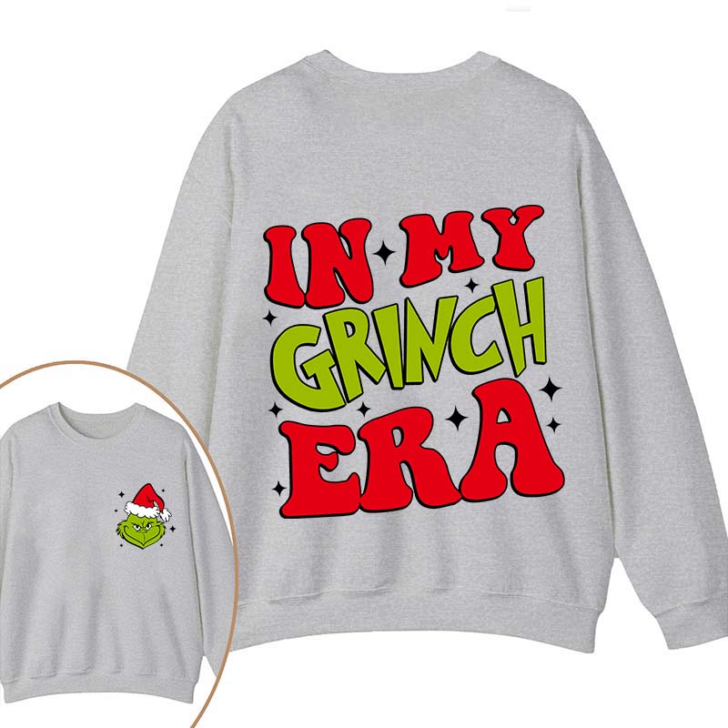 In My Christmas Era Teacher Two Sided Sweatshirt 2MAT88
