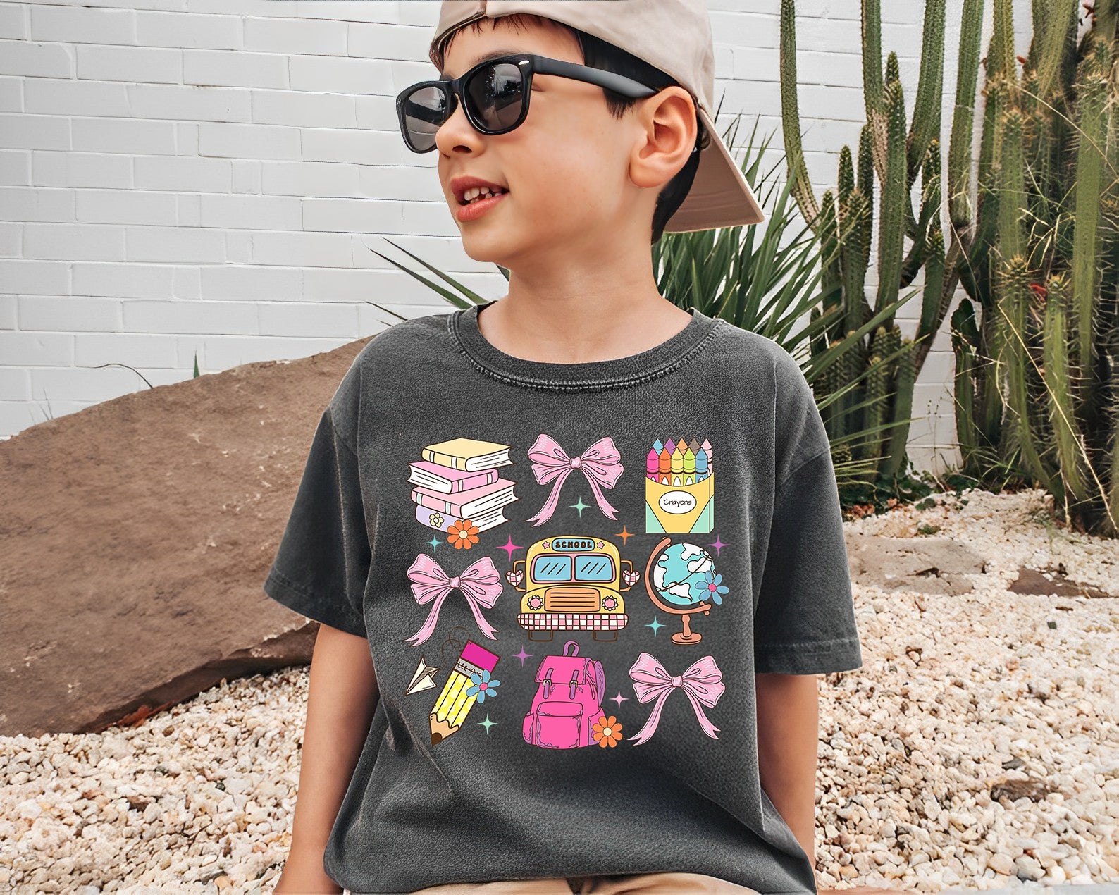 Cute Back To School Girls Shirt  Girls School Shirt  First Day Of School Tee  School Shirt  TD0809 01