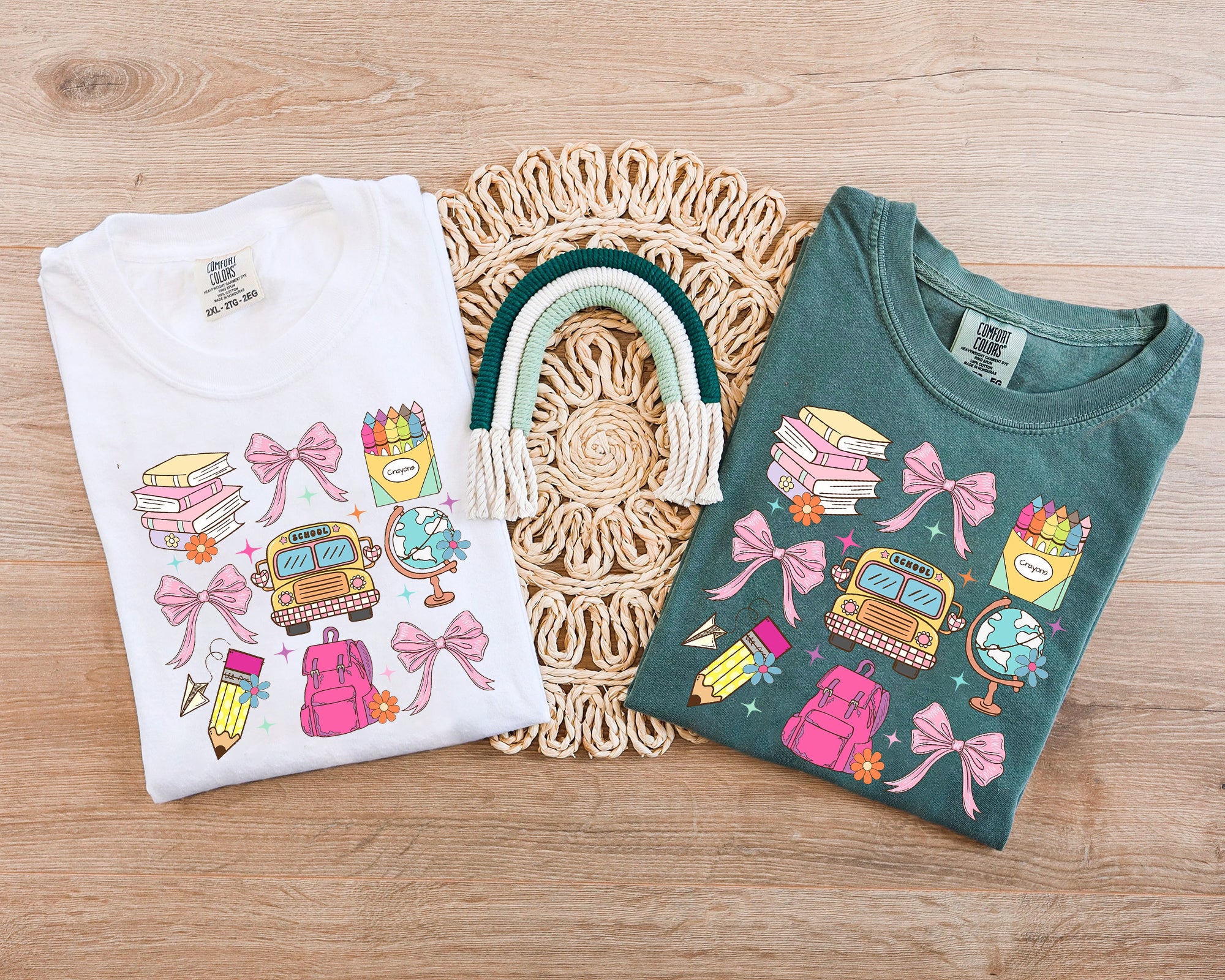 Cute Back To School Girls Shirt  Girls School Shirt  First Day Of School Tee  School Shirt  TD0809 01