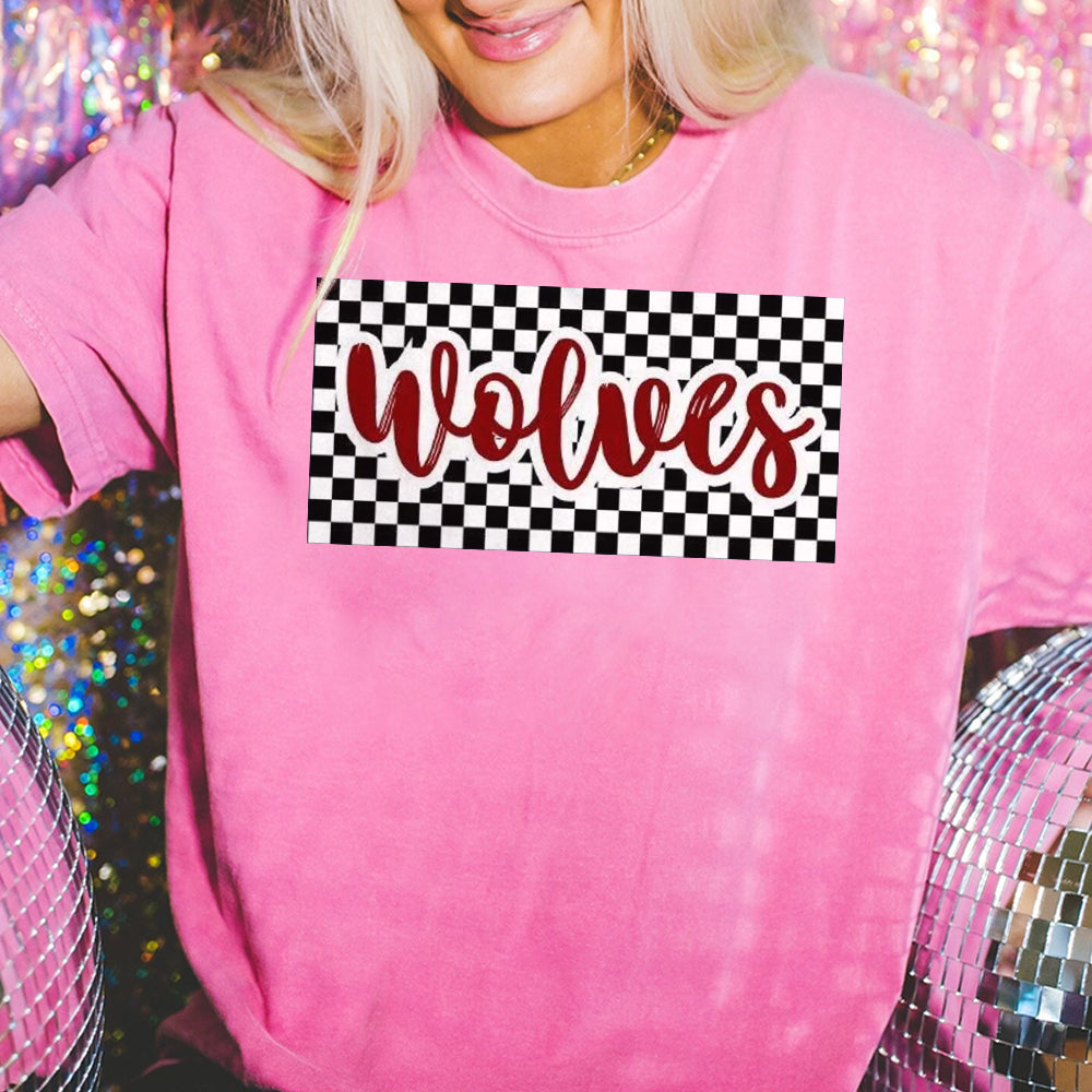 Custom School Mascot Shirt School Spirit Tee Sports Team Name Shirt Game Day Mom T-shirt Personalized School Mascot Colors Youth Sports Tee  TD0809 09